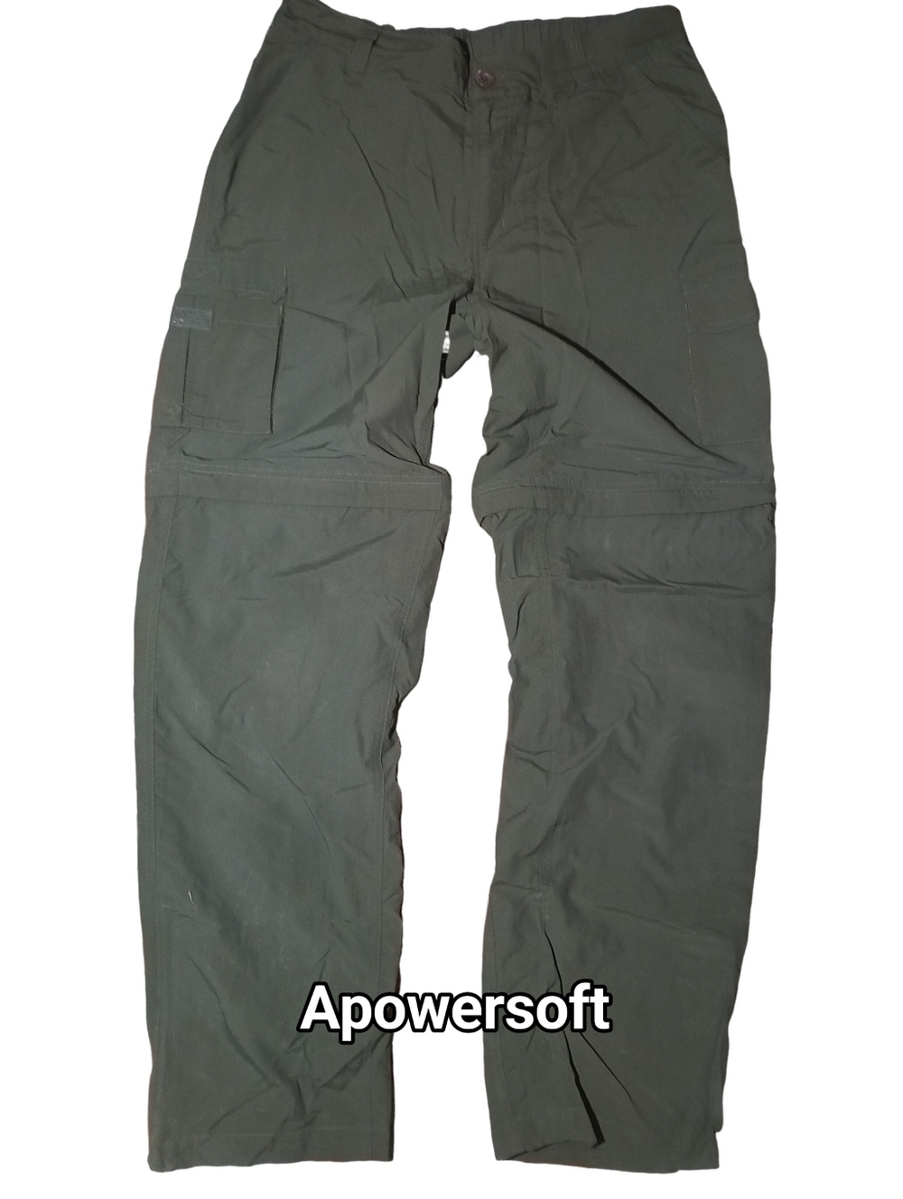 Men's Olive Cargo Pants - Casual Utility Trousers